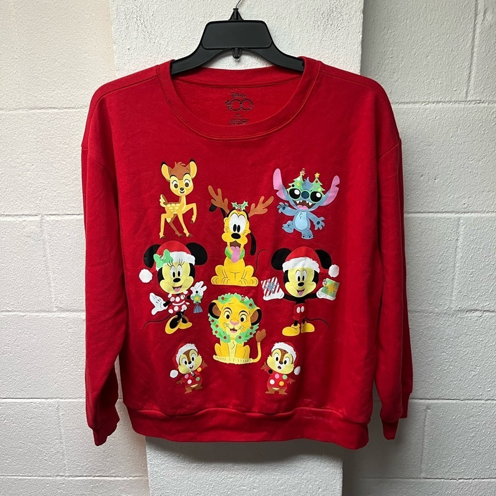 Disney Red 100th Christmas Anniversary Tee. XXL